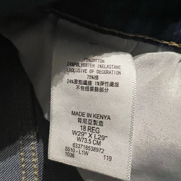 Girls Levi’s, size 18REG, W29xL29 - Picture 2 of 4
